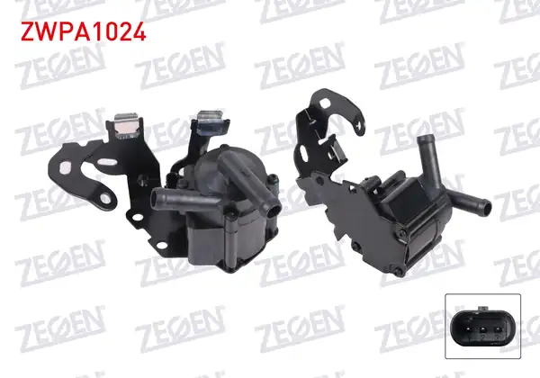 ZEGEN ZWPA1024 | Yardımcı Su Pompası Peugeot 207