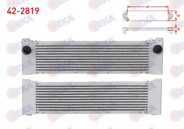 VEKA 42-2819 | Turbo Radyatörü İntercooler Mercedes Viano 2 0 CDI 2 2 CDI M T 2003 2014 Vito 109 CDI 111 CDI 115 CDI M T 2003 2014