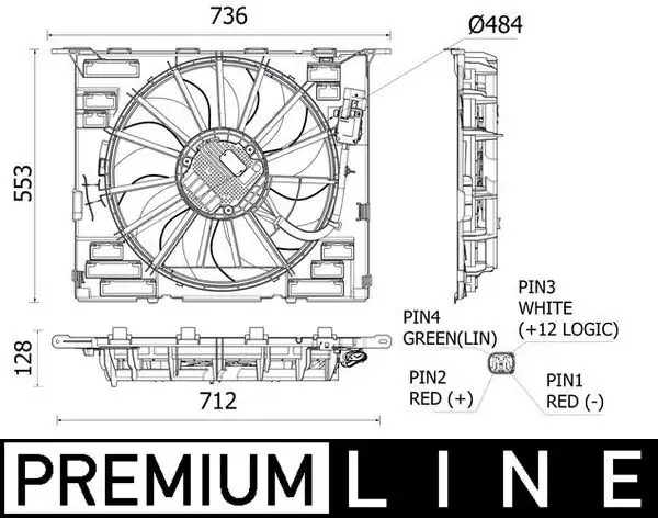 MAHLE CFF 535 000P | Klima Fanı G11-G12-G30-G32