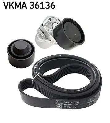 SKF VKMA36136 | Kanallı V Kayış Seti Mercedes Vito W447 Om622 Renault Megane III 1 6 dCi 11 Nissan Qashqai 1 6dci 11