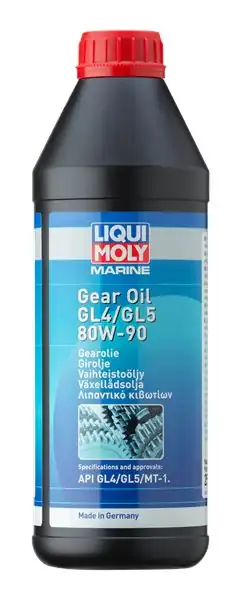 LIQUI MOLY 25069 | Marine Dişli Yağı Gl4 Gl5 80w 90 1 L 6 Adet