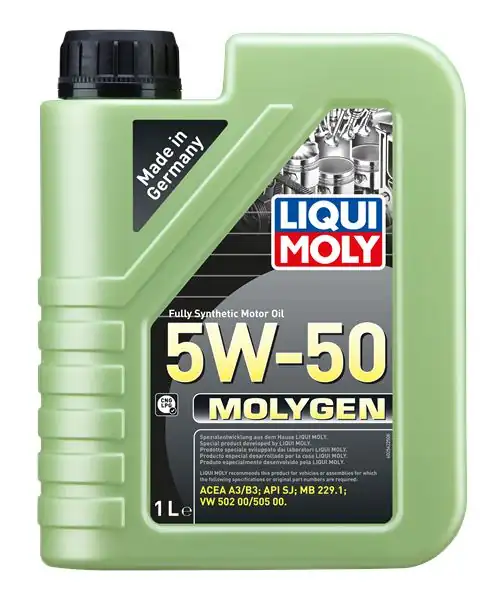 LIQUI MOLY 2542 | Motor Yağı Molygen 5w 50 1 L Acea A3 B3 Api SJ Mb 229 1 VW 50101 50500 12 Adet