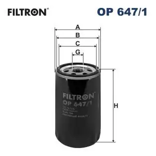 FILTRON OP647-1 | Yağ Filtresi