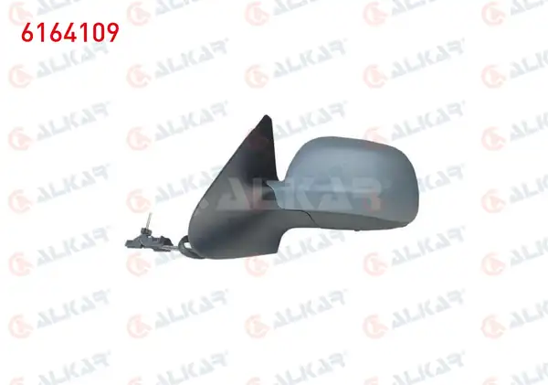 ALKAR 6164109 | Dış Dikiz Aynası Sol Mekanik Astarlı Asferık Volkswagen Polo 6n2 1999 2002