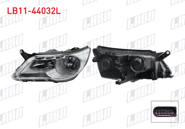 LABO LB11-44032L | Far Sol Volkswagen Tiguan 2008 2015
