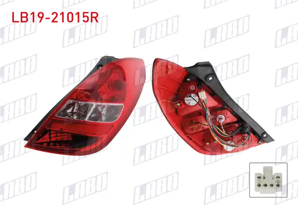 LABO LB19-21015R | Stop Sağ Hyundai İ20 09 12