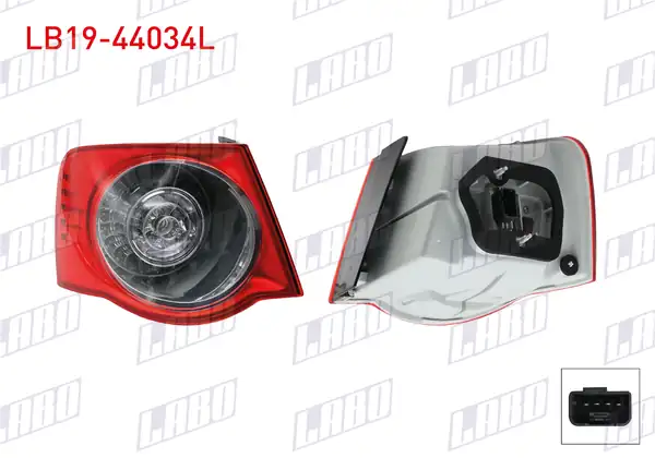 LABO LB19-44034L | Stop Sol Dış Volkswagen Jetta 2005