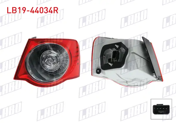 LABO LB19-44034R | Stop Sağ Dış Volkswagen Jetta 2005