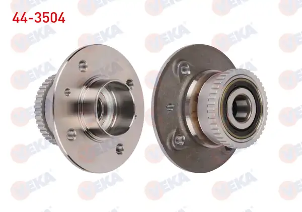 VEKA 44-3504 | Porya Sol Sağ Arka Rulmanlı Renault Kangoo Kc0 1 1 4i ABS li 4 Bijon ABS 44 Dış 1998 2008