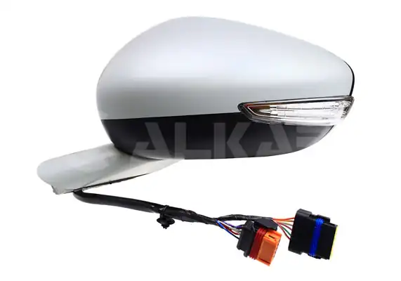 ALKAR 6143870 | Dış Dikiz Aynası Sol Elektrikli Isıtmalı Astarlı Otomatik Katlanır Sinyalli 10 Pin Alt Aydınlatma Peugeot 508 2010