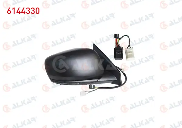 ALKAR 6144330 | Dış Dikiz Aynası Sağ Elektrikli Isıtmalı Astarlı Otomatik Katlanır Sinyalli Sensörlü 11 Pin Renault Kadjar 2015
