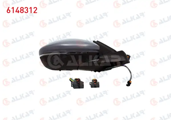 ALKAR 6148312 | Dış Dikiz Aynası Sağ Elektrikli Isıtmalı Astarlı Otomatik Katlanır