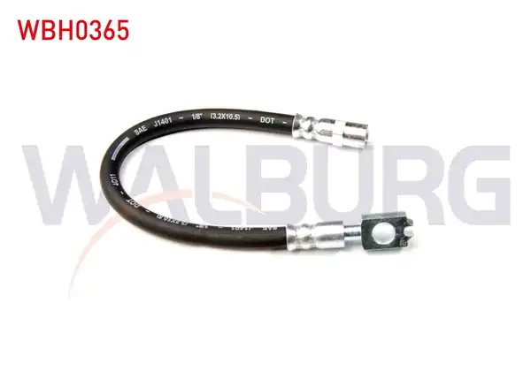 WALBURG WBH0365 | Fren Hortumu Arka Sol Sağ 250mm Audi A4 8e2 B6 2000 2004 2 Adet