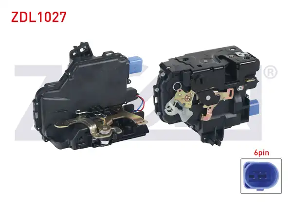 ZEGEN ZDL1027 | Kapı Kilidi Sağ Arka 6 Pin Volkswagen Polo 2002 2009 Skoda Fabia 1999 2007 Seat Ibiza III 1999 2002