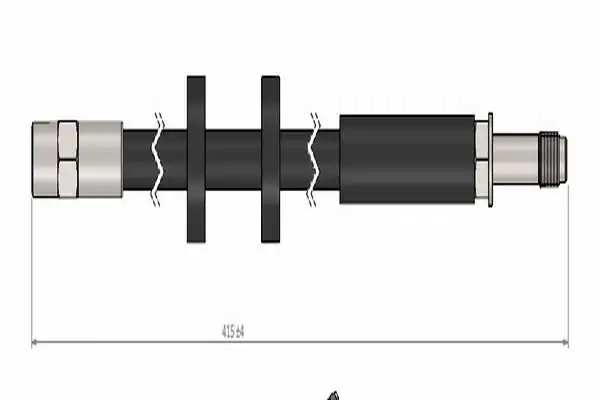 CAVO C901058A-2 | Ön Fren Hortumu Volvo Xc90 İ 275 2 5 T Awd 02 14 2 Adet