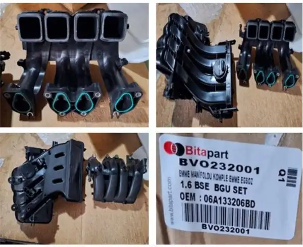 BİTAPART BVO232001 | Emme Manifoldu Komple Volkswagen Caddy 04 15 Golf V Jetta 06 10 Passat 06 11 1 6