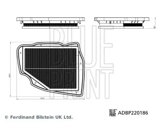 BLUEPRINT ADBP220186 | Hava Filtresi G 60 B 48 Hybrid