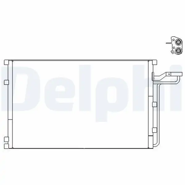 DELPHI TSP0225659 | Klima Radyatörü Fr Volvo S40 04 12 C30 06 12 C70 06 13 V50 04 12