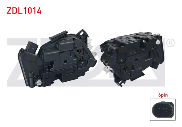 ZEGEN ZDL1014 | Kapı Kilidi Sol Arka 6 Pin Volkswagen Passat