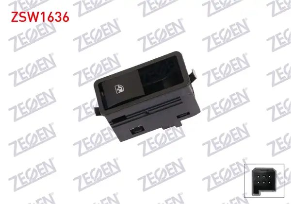 ZEGEN ZSW1636 | Cam Açma Anahtarı Tekli 6 Pin Opel Astra H 2004