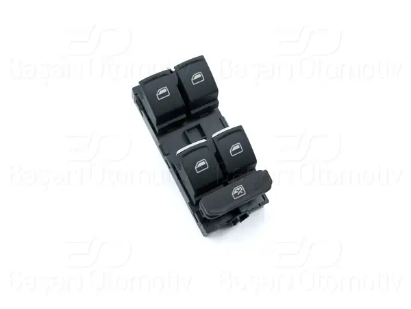 WISCO 1223199-00 | Cam Açma Düğmesi Dörtlü (Nikelajlı + 10Pın) VW Golf7 Passat2012 >