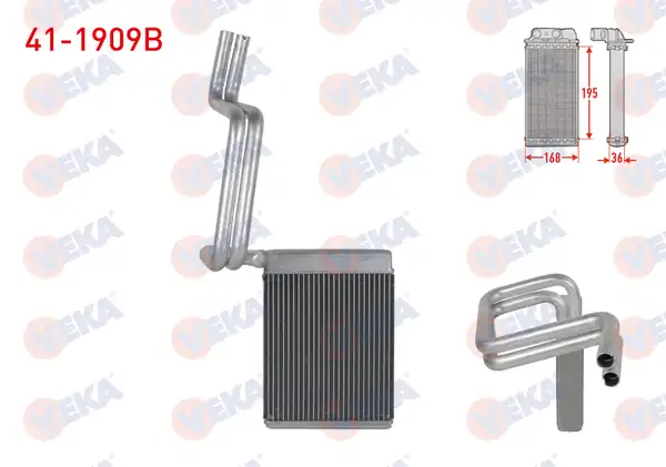 VEKA 41-1909B | Kalorifer Radyatörü Brazing Ford Focus III 1 6 TDCI 2011 2015