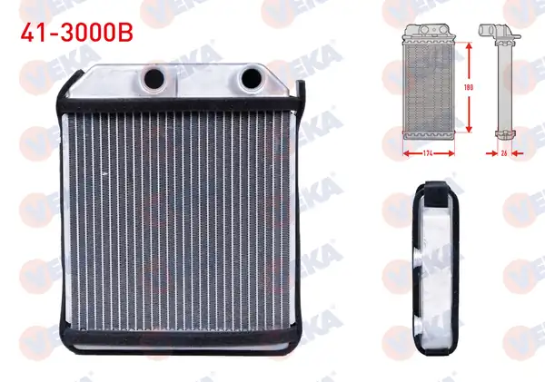 VEKA 41-3000B | Kalorifer Radyatörü Brazing Mitsubishi L 200 K7t K6t 2 5 D 1996 2007