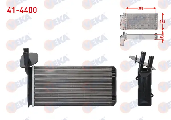 VEKA 41-4400 | Kalorifer Radyatörü Mekanik Volkswagen Transporter IV 70xb 70xc 7db 7dw 1 9 D Klimasız 1990 2003