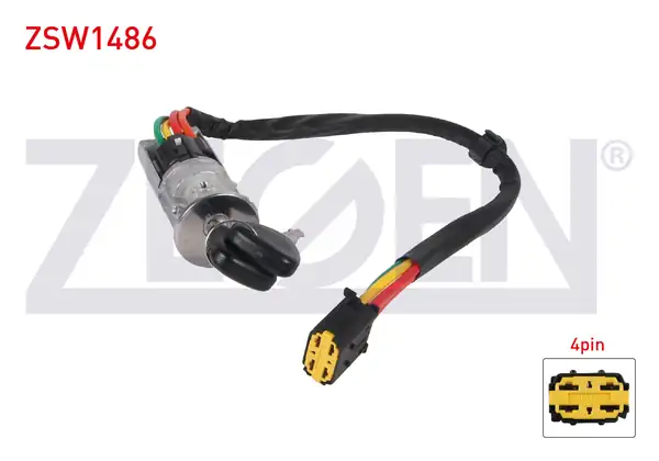 ZEGEN ZSW1486 | Kontak Anahtarı Renault Clio II Clio Symbol 1998 2005 Dacia Logan Sandero 2004 2013