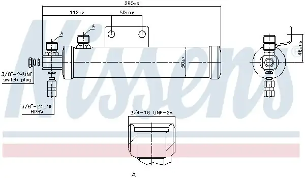 NISSENS 95511 | Klima Kurutucu Tüpü Mercedes Axor Om457