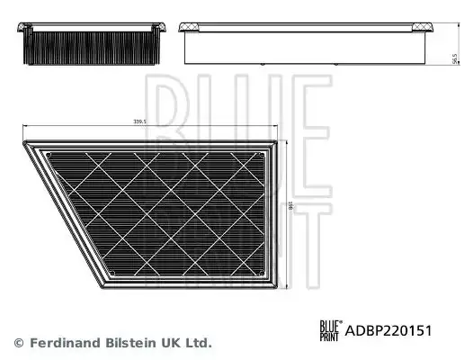 BLUEPRINT ADBP220151 | Hava Filtresi VW Amarok 2 0tdi Amarok T1 Amarok 4motion T1