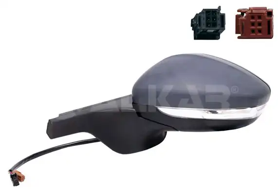 ALKAR 6139881 | Dış Dikiz Aynası Sol Elektrikli Isıtmalı Astarlı Sinyalli 7 Pin Citroen C3 III 2016