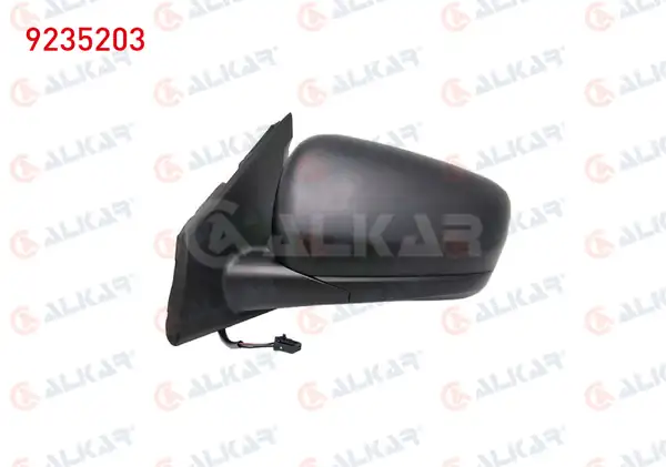 ALKAR 9235203 | Dış Dikiz Aynası Sol Elektrikli Isıtmalı Astarsız 5 Pin Renault Express 2021