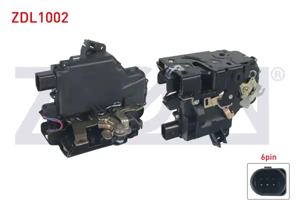 ZEGEN ZDL1002 | Kapı Kilidi Sol Arka 6 Pin Volkswagen Golf IV-Passat-Bora 1997-2005 / Seat Leon 1999-2006