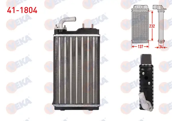 VEKA 41-1804 | Kalorifer Radyatörü Mekanik Plastik Kazan Fiat Dogan 1 6 1993 2002