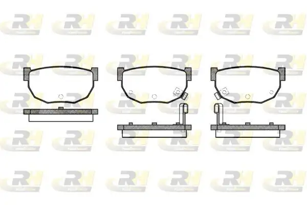 ROADHOUSE 2151-02 | Fren Balatası 200 Sx S14 11 93