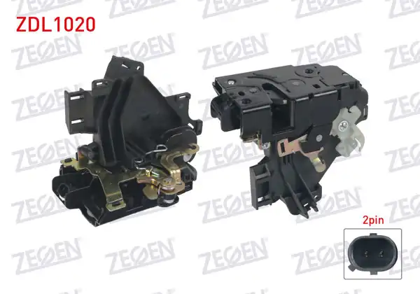 ZEGEN ZDL1020 | Kapı Kilidi Sol Ön 2 Pin Volkswagen Transporter V