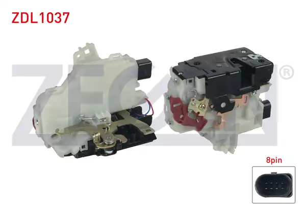ZEGEN ZDL1037 | Kapı Kilidi Sağ Ön 8 Pin Volkswagen Caddy III Golf V VI Jetta III 2004 2015