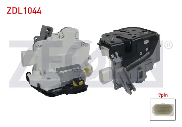 ZEGEN ZDL1044 | Kapı Kilidi Sol Ön 9 Pin Audi A3 A6 2003 2012