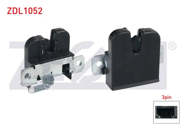 ZEGEN ZDL1052 | Bagaj Kilidi 3 Pin Volkswagen Polo 2001 2012 Leon 1999 2006