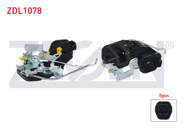 ZEGEN ZDL1078 | Kapı Kilidi Sağ Ön 5 Pin Hyundai Elantra 2001 2007