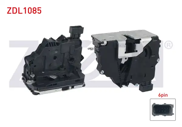 ZEGEN ZDL1085 | Bagaj Kilidi Çift Açılır Sol 6 Pin Fiat Fiorino Bipper Nemo 2008
