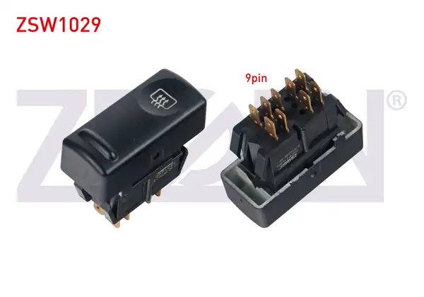 ZEGEN ZSW1029 | Rezistans Anahtarı 9 Pin Turuncu Işık Renault R19 1988 2000
