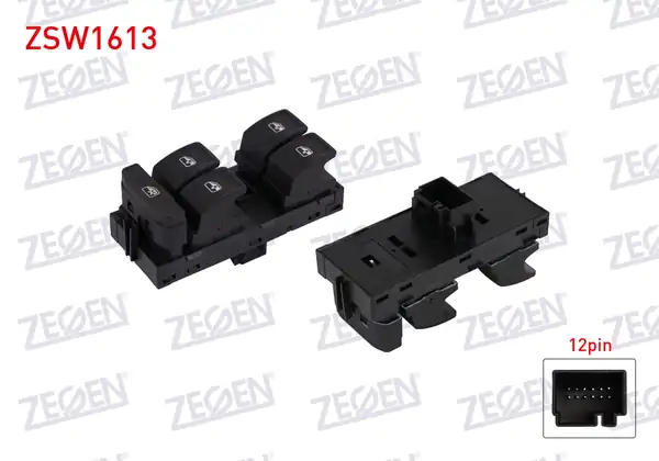 ZEGEN ZSW1613 | Cam Açma Anahtar Grup Skoda Fabia 2014 Rapid 2013