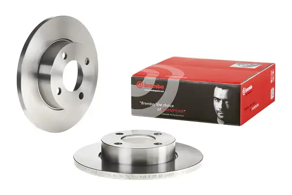 BREMBO 08-2794-14 | Fren Diski Ön Düz 256 mm Audi 80 90 100 78 83 2 Adet