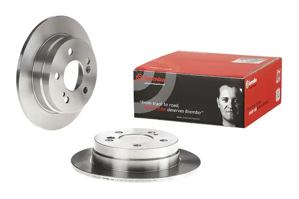 BREMBO 08-4738-14 | Fren Diski Tek Disk Arka M Benz 124 201 82 97