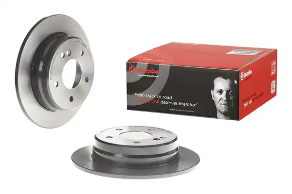 BREMBO 08-4738-21 | Fren Diski Arka Mercedes W124 W201 W202 93 01 2 Adet