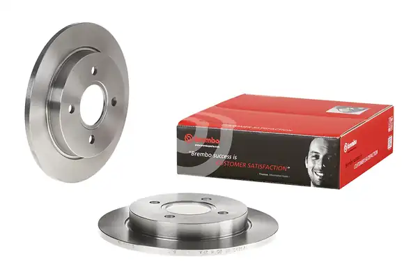 BREMBO 08-4931-24 | Fren Diski Arka 253mm Ford Focus 98 05 Fiesta 13 2 Adet