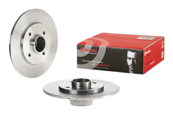 BREMBO 08-5834-15 | Fren Diski Arka With Bearing Kit Renault 2 Adet