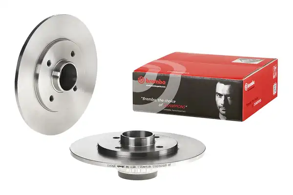 BREMBO 08-5834-37 | Fren Diski Arka With Bearing Kit Renault 2 Adet